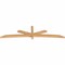 Ekena Millwork Alberta Smooth Timber Gable Bracket, Western Red Cedar, 108"W x 27"H x 3 1/2"D x 3 1/2"F, 6/12 Pitch GBW108X27X0404ALB00SWR - alternate 4